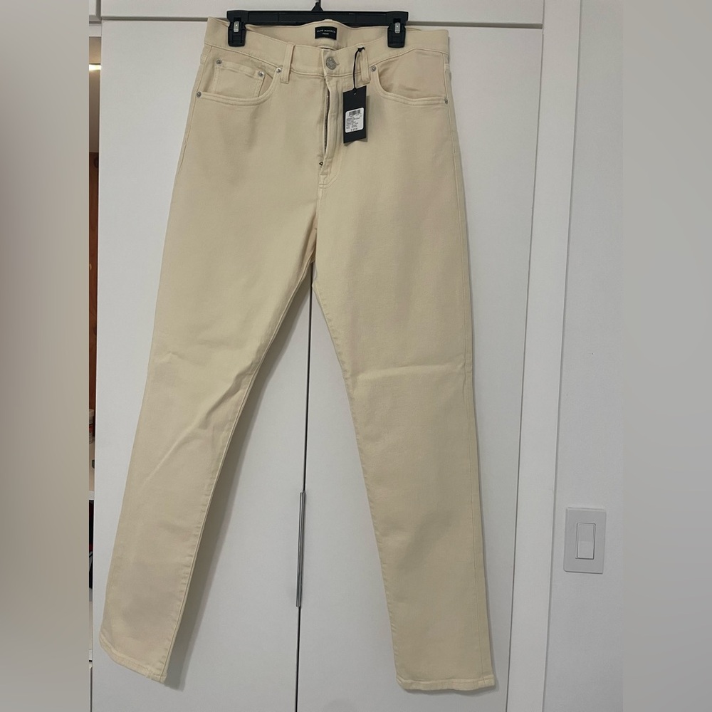 Club Monaco Cream Relaxed Men Jeans